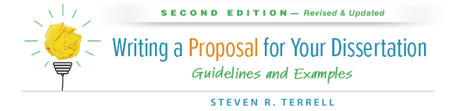 Writing a Proposal for Your Dissertation: Second Edition: Guidelines and Examples