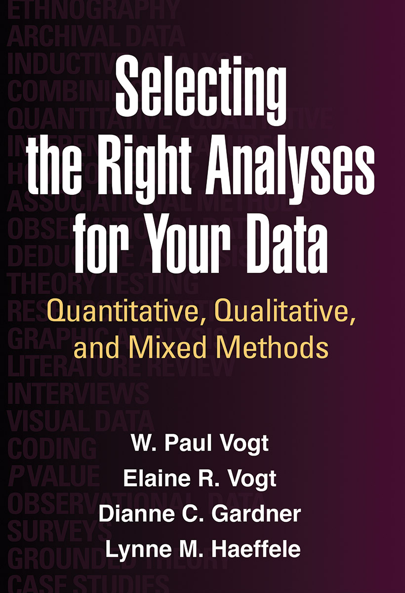 Selecting the Right Analyses for Your Data: Quantitative, Qualitative, and  Mixed Methods