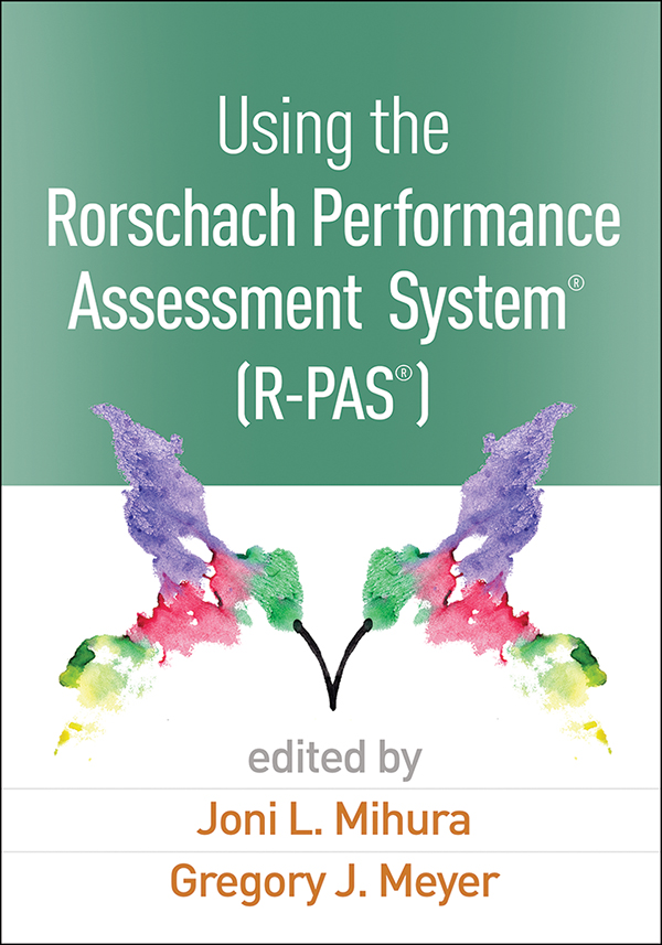 Using The Rorschach Performance Assessment System R Pas