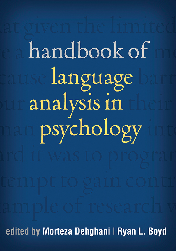 in　of　Analysis　Language　Handbook　Psychology