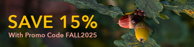 Save 15% with code FALL2025