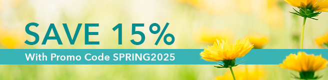Save 15% with code SPRING2025