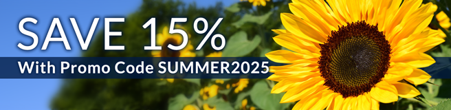 Save 15% with code SUMMER2025