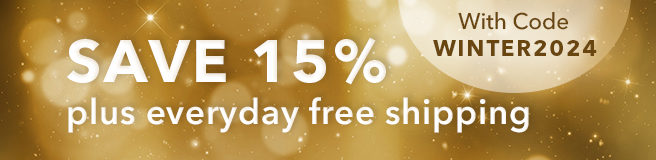 Save 15% with code WINTER2024 + everday free shipping